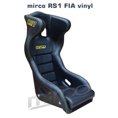 Fotel MIRCO RS1 FIA SKAJ CZARNY