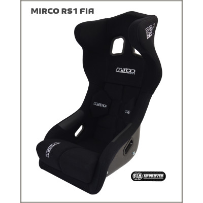 Fotel MIRCO RS1 FIA CZARNY