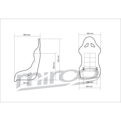 Fotel MIRCO GT FIA 3D CZARNY